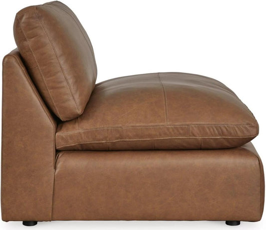 BC Emilia Leather Sectional - Armless Chair